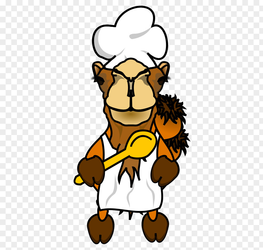 Bactrian Camel Dromedary Chef Clip Art PNG