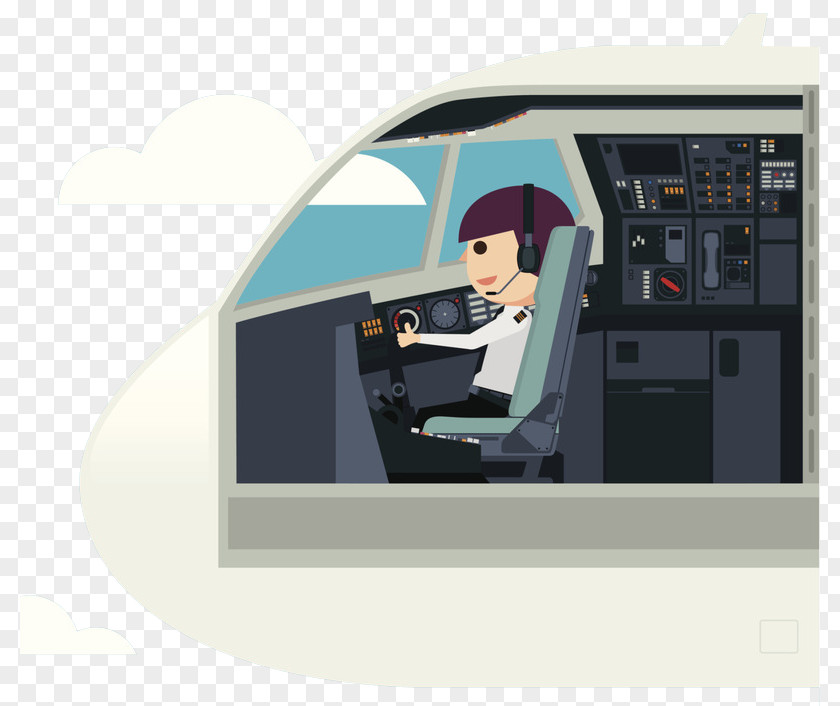 Cabin Crew Aircraft Airplane Flight 0506147919 Cockpit PNG