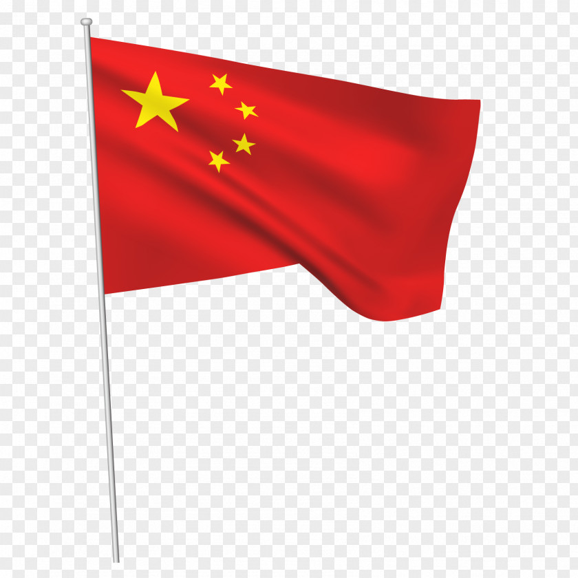 Flag Of China National Red PNG