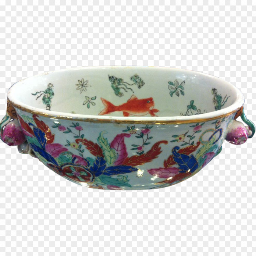 Hand Painted Vintage Porcelain Bowl Tableware PNG