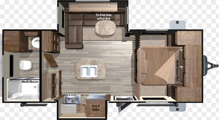 House Campervans Caravan Floor Plan PNG