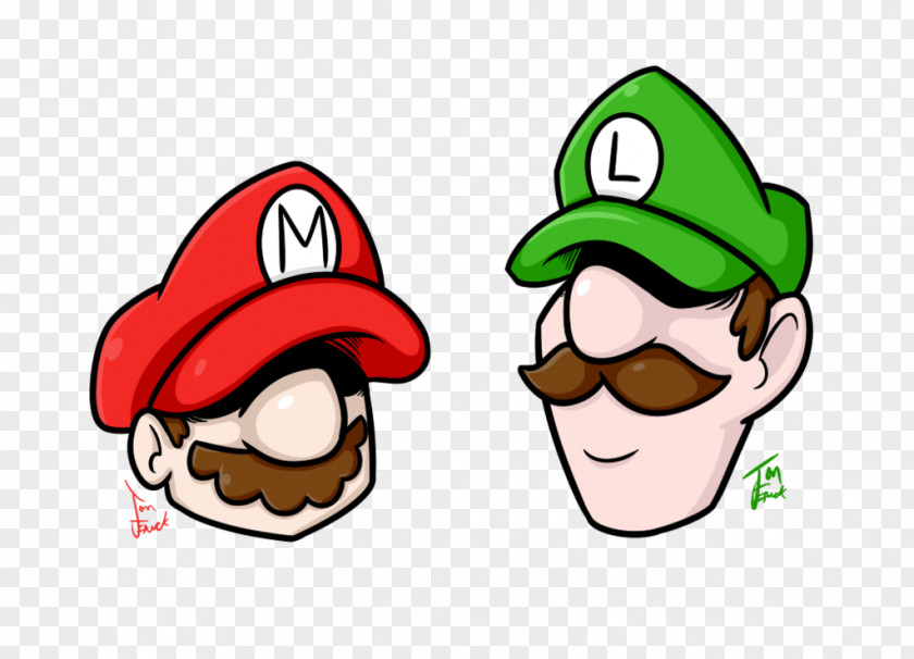 Luigi Moustache Finger Headgear Character Clip Art PNG
