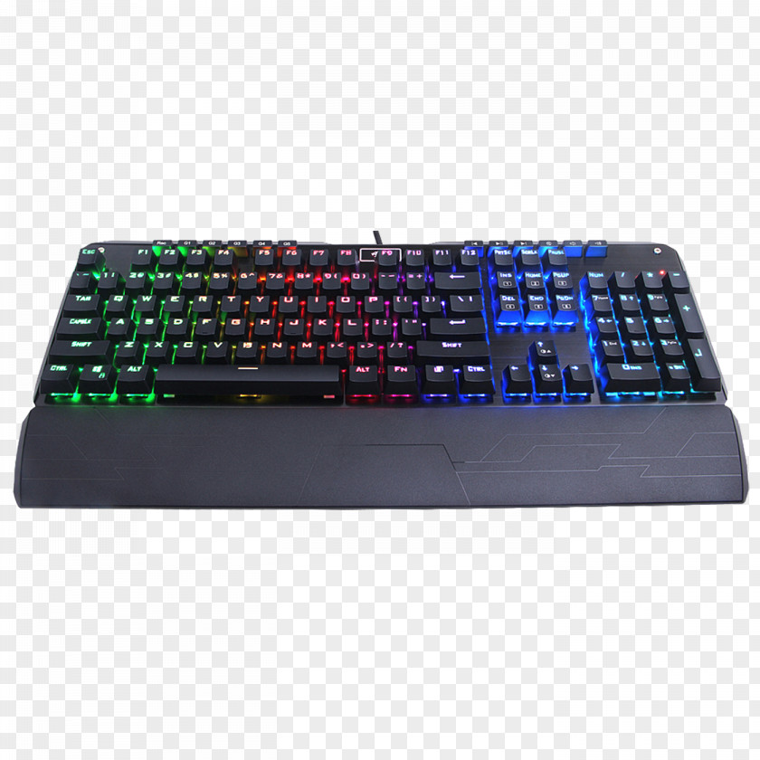 Mechanical Keyboard Computer RGB Color Model Gaming Keypad LED-backlit LCD Backlight PNG