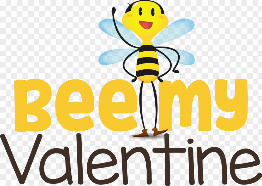 Honey Bee Insects Bees Logo Cartoon PNG