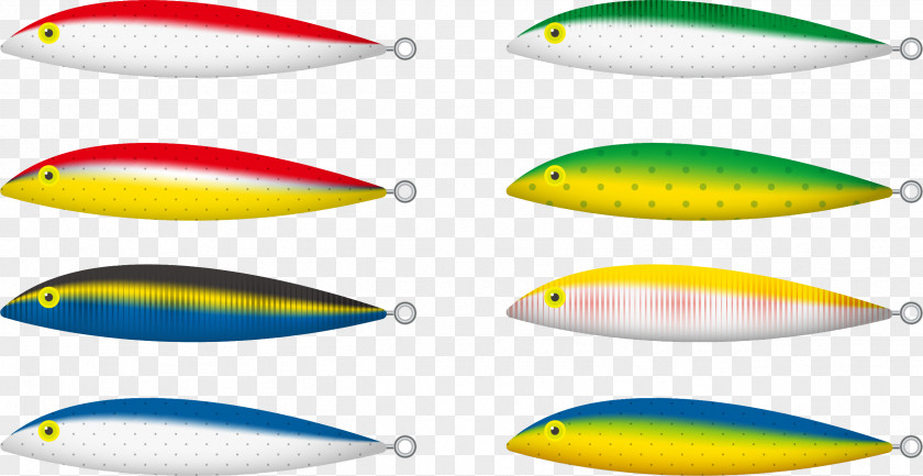 Painted Colorful Small Fish Deep Sea Spoon Lure Fishing PNG