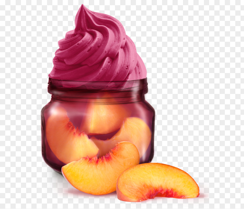 Peach Flavor Frozen Dessert Diet Food PNG