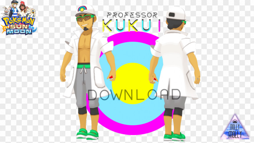 Pokémon Sun And Moon Professor Kukui Candlenut Lillie PNG