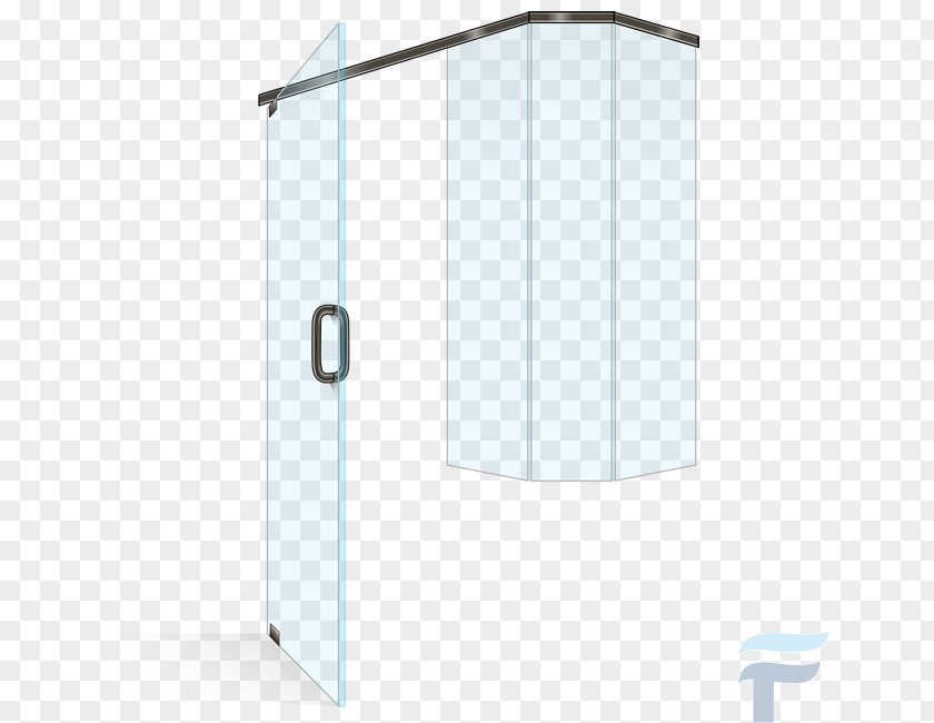 Shower Door Product Design Angle PNG