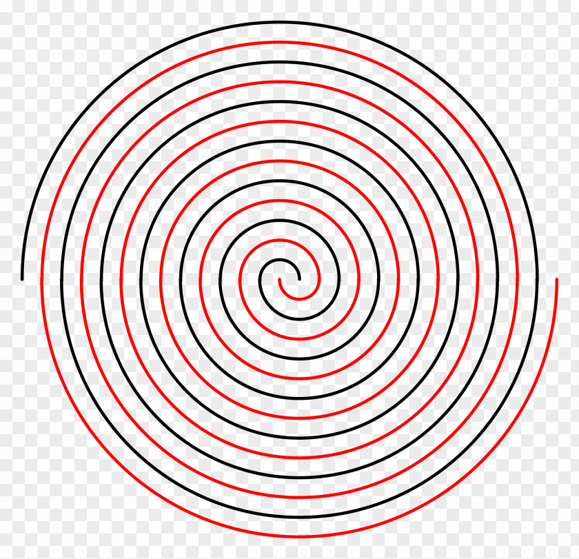 Spiral Archimedean Circle Line Clip Art PNG
