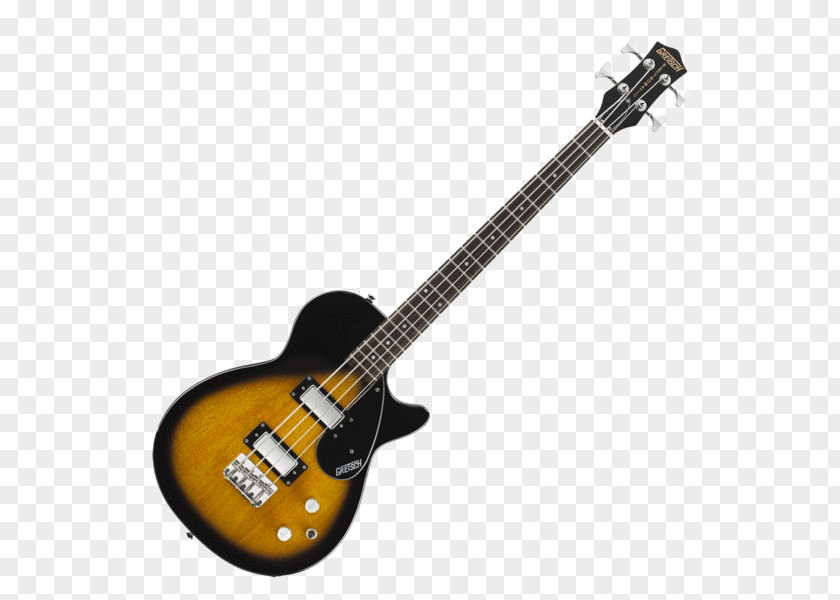 Bass Guitar Gretsch Double Pickup PNG