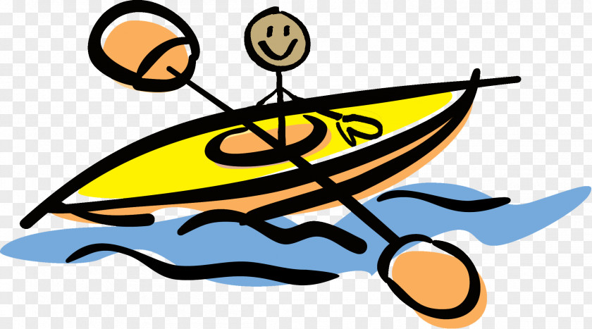 Canoe Animated Guy Clip Art Kayak Openclipart Vector Graphics PNG