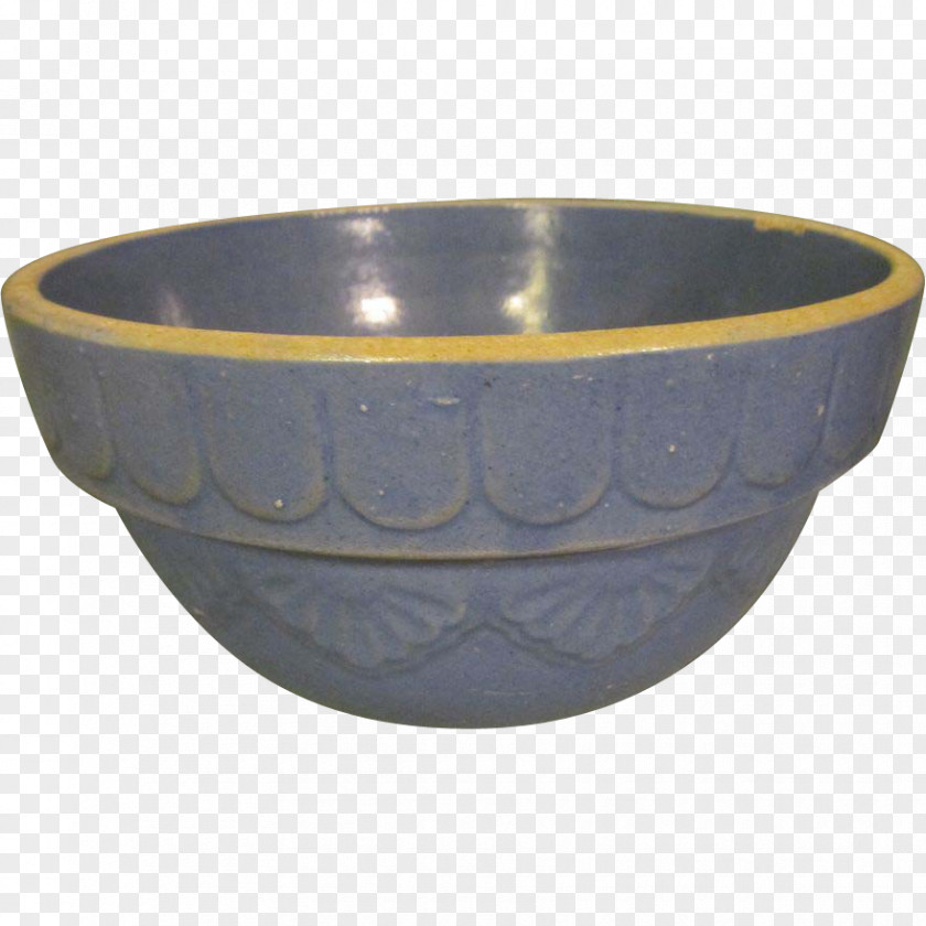 Ceramic Pottery Cobalt Blue Bowl PNG