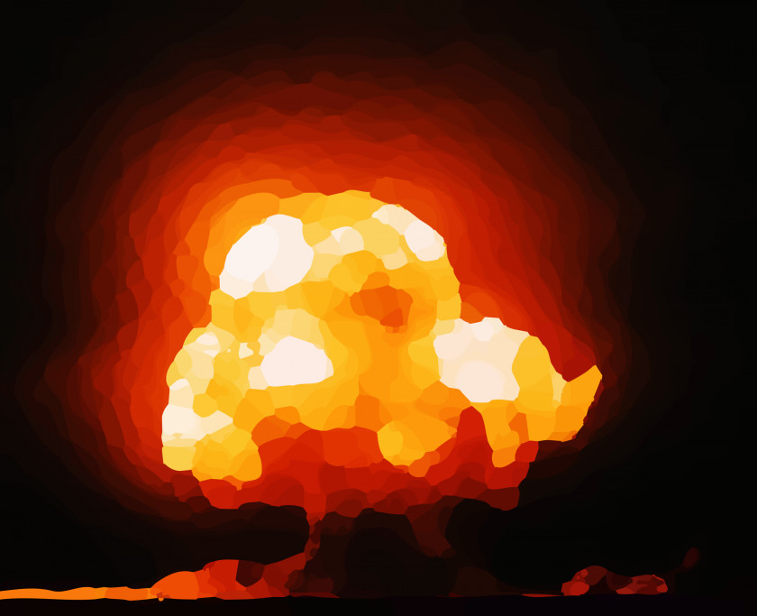 Explosion Nevada Test Site Trinity Nuclear Weapon PNG