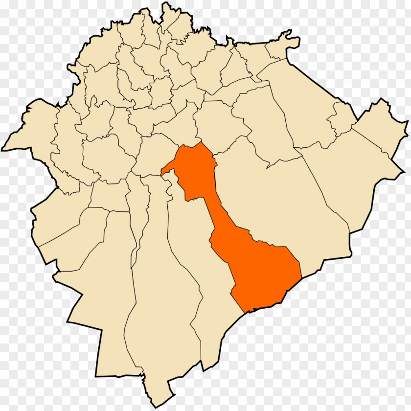 Map Naima, Tiaret Frenda District Wilayah PNG