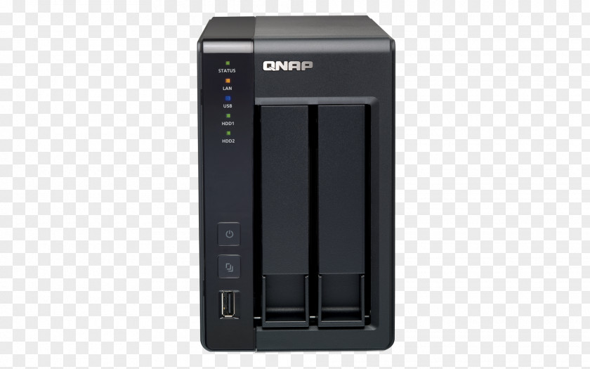 QNAP TS-219PII Network Storage Systems Hard Drives Computer Servers Backup PNG