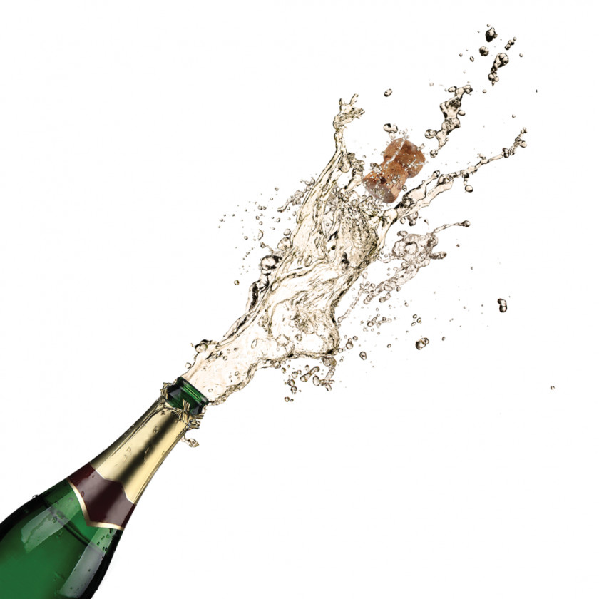 Champagne Prosecco Wine Bottle Stock Photography PNG