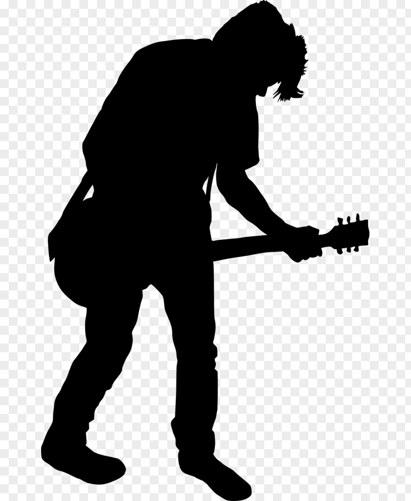Guitar Player Guitarist Electric Silhouette PNG