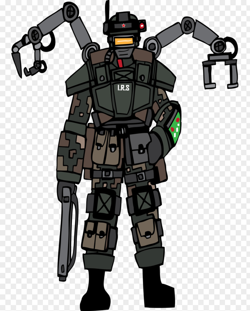 Infantry Combat Engineer Military Robot PNG