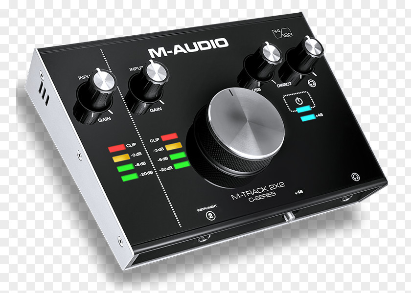 Musical Instruments M-Audio M-Track 2X2 Avid Vocal Studio Recording Professional Audio PNG
