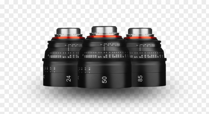 Camera Lens Cinema Film Samyang T1.5 XEEN Cine Rokinon 50mm AS UMC DS For Canon EF Mount PNG