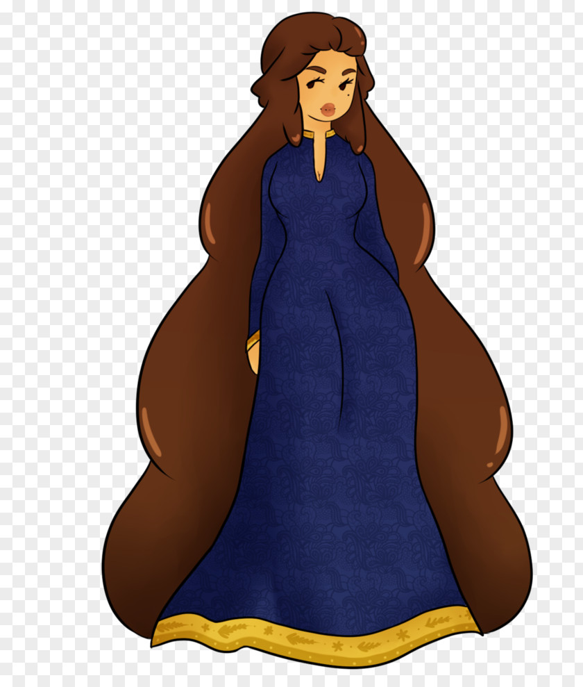 Dress Cobalt Blue Cartoon PNG