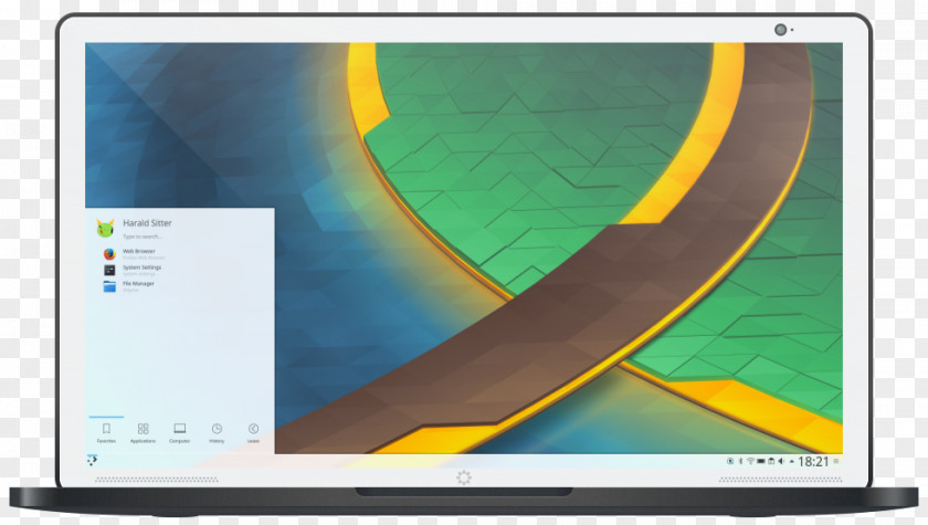 Embroidered KDE Plasma 4 Computer Software Desktop Environment Neon PNG