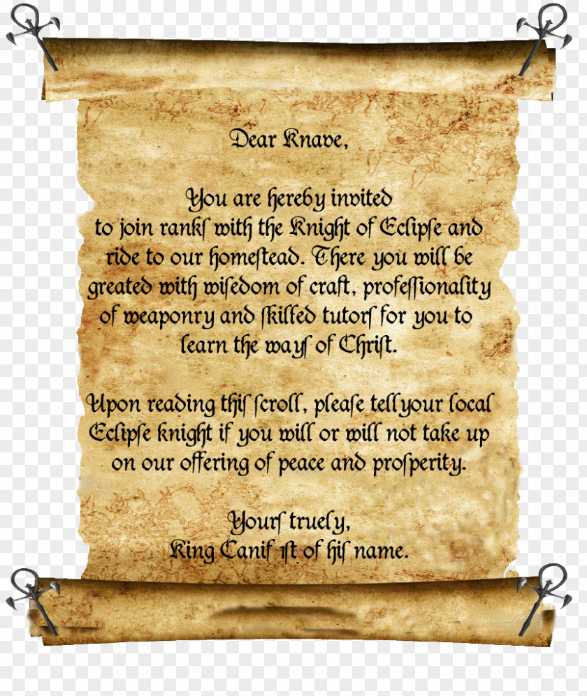 Life Is Feudal Mmo Scroll Paper PNG