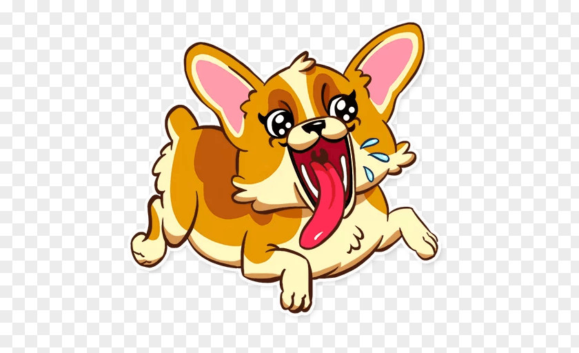 Puppy Telegram Sticker Welsh Corgi Siberian Husky PNG