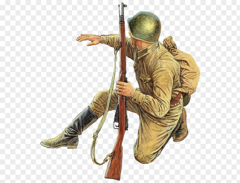 Soldier Plastic Model Military Infantry Figure PNG