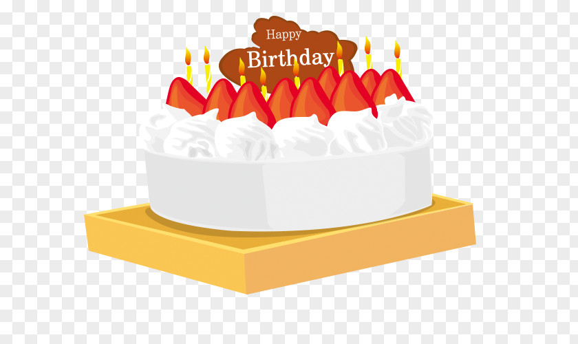 Birthday Cake Tart Clip Art PNG