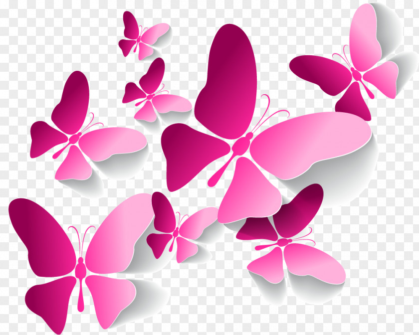 Butterfly Pink Download PNG