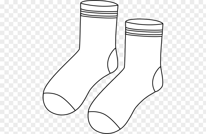 Cliparts Socks Dress Black And White Clothing Clip Art PNG