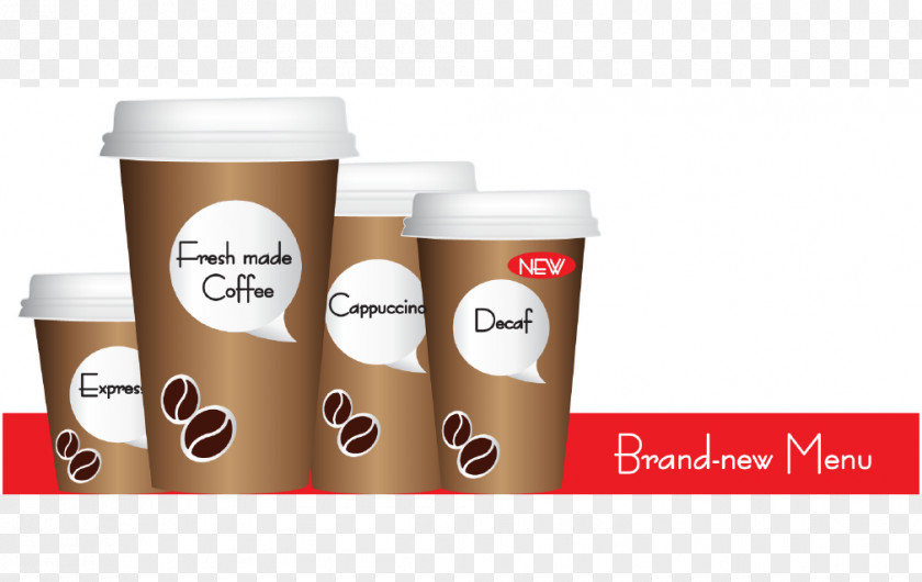 Coffee Point Of Sale Display Cup Sleeve Plastic PNG