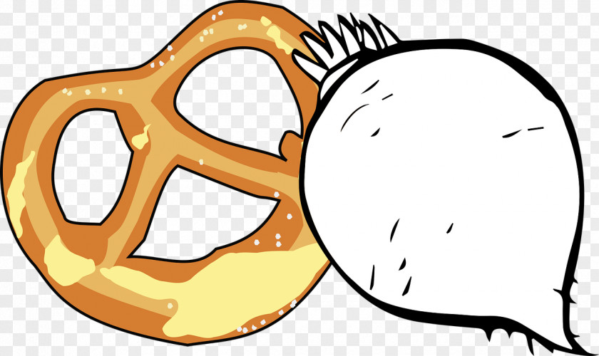 Cookies Pretzel Radish Pixabay Illustration PNG