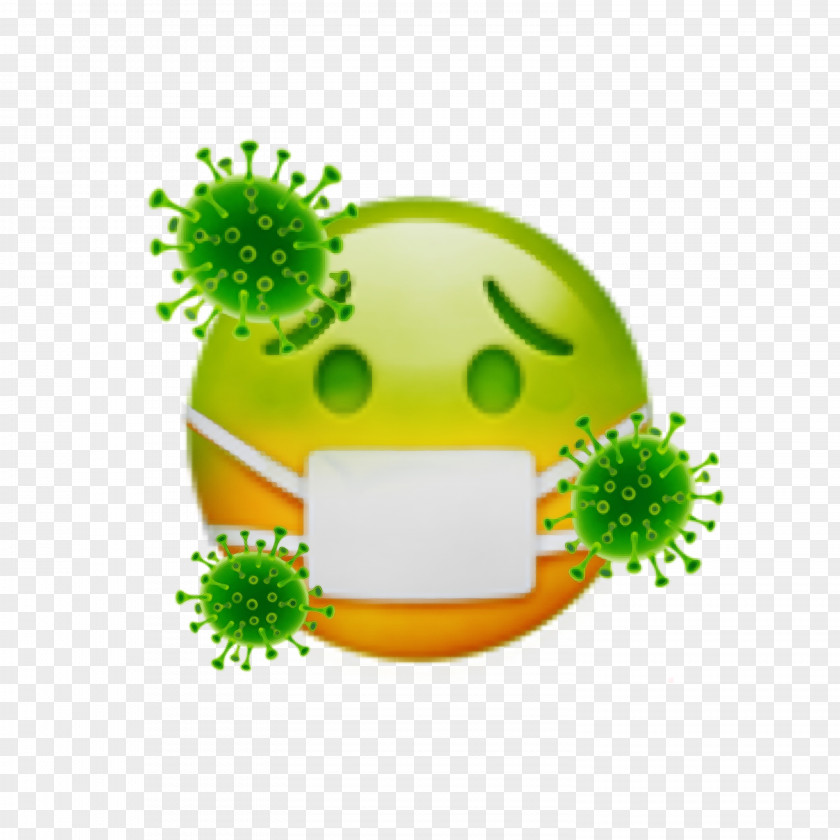 Green Yellow Grass Smile Logo PNG