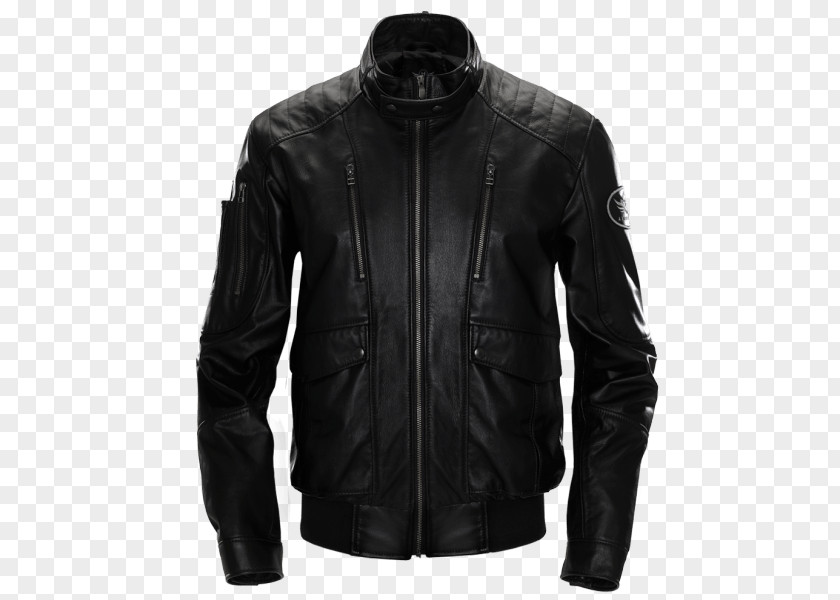 Leather Flight Jackets For Men Men's G-III Sports By Carl Banks Black Houston Texans Stiff Arm Pleather Varsity Jacket Coat Clothing PNG