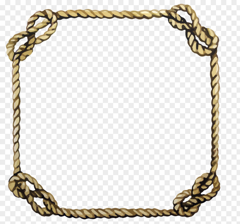 Rope Border Picture Frame Clip Art PNG
