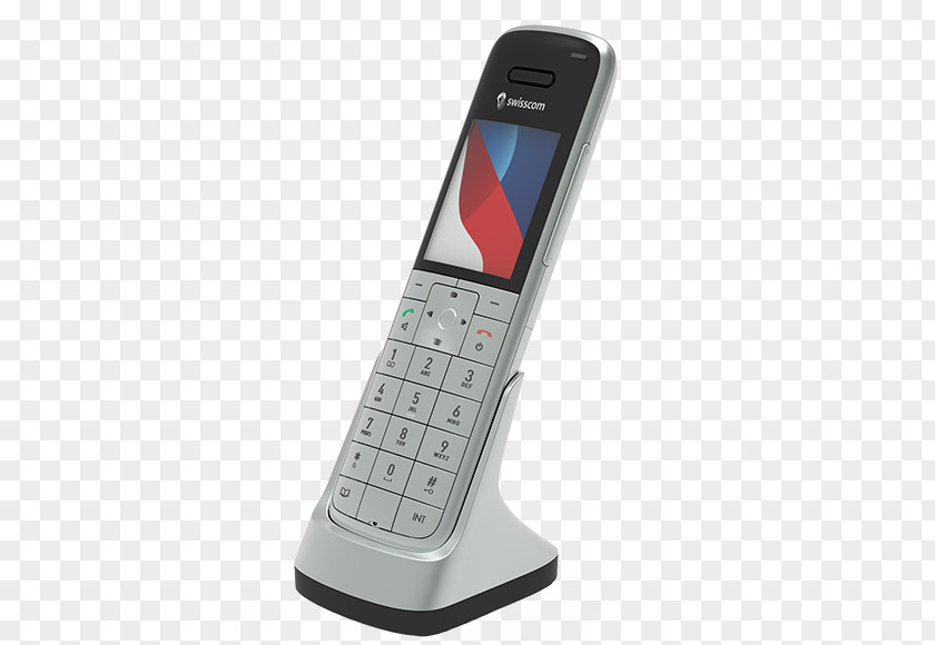 Rousseau Feature Phone Swisscom Telephone VoIP Cellular Network PNG