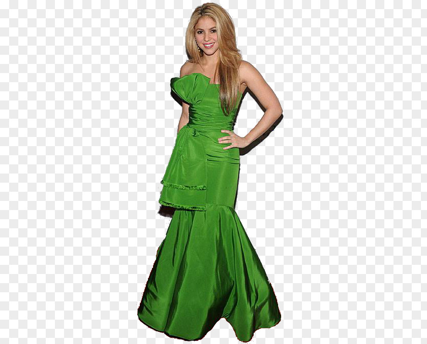 Shakira Party Dress Fashion Gown PNG
