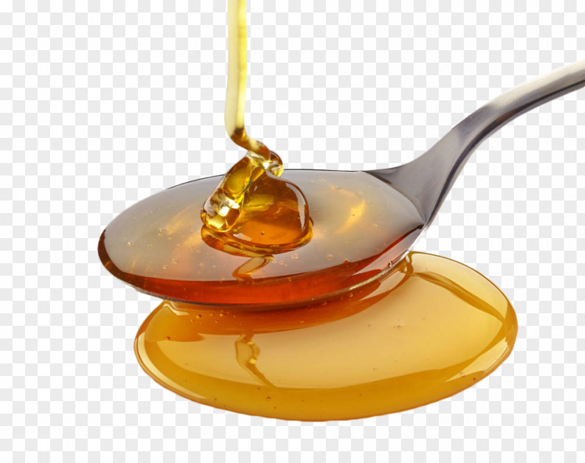 Spoon And Honey Bee Recipe Mask Cough PNG