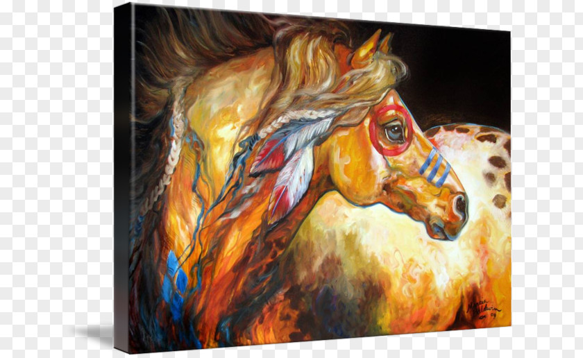 War Horse Painting United States American Indian Wars Art PNG