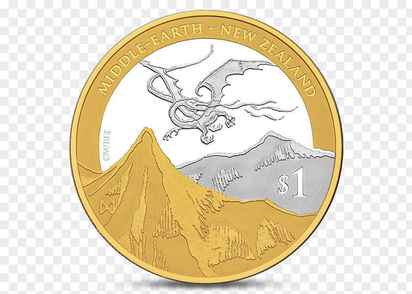 Australian Dollar Coin Gold Font PNG