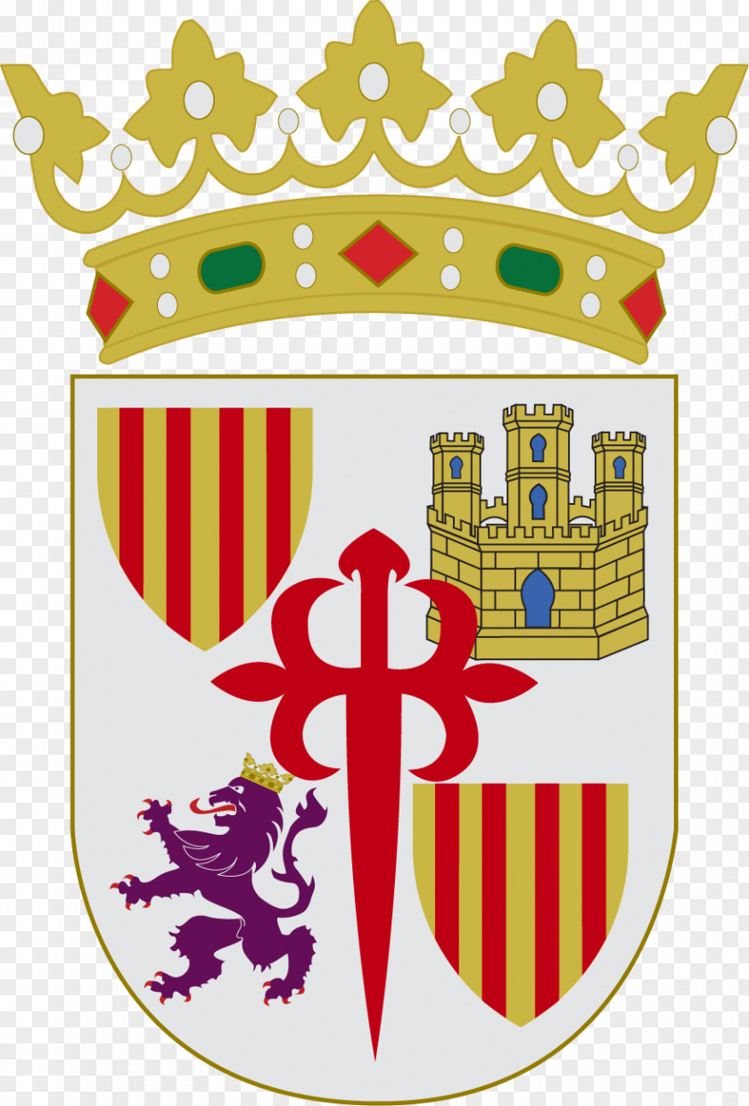 Flag Kingdom Of Castile Spain Coat Arms Royal Standard PNG