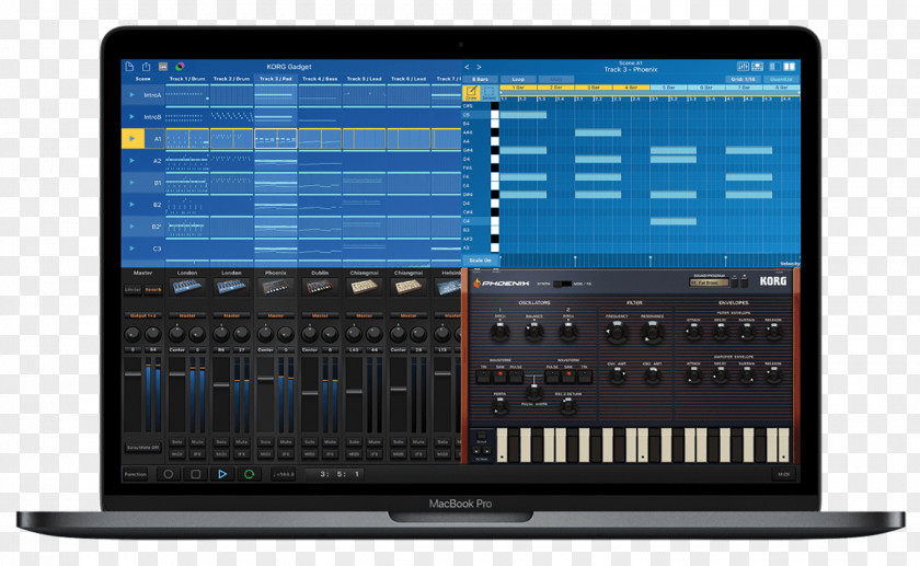 Fully Fledged KORG Gadget Virtual Studio Technology PNG