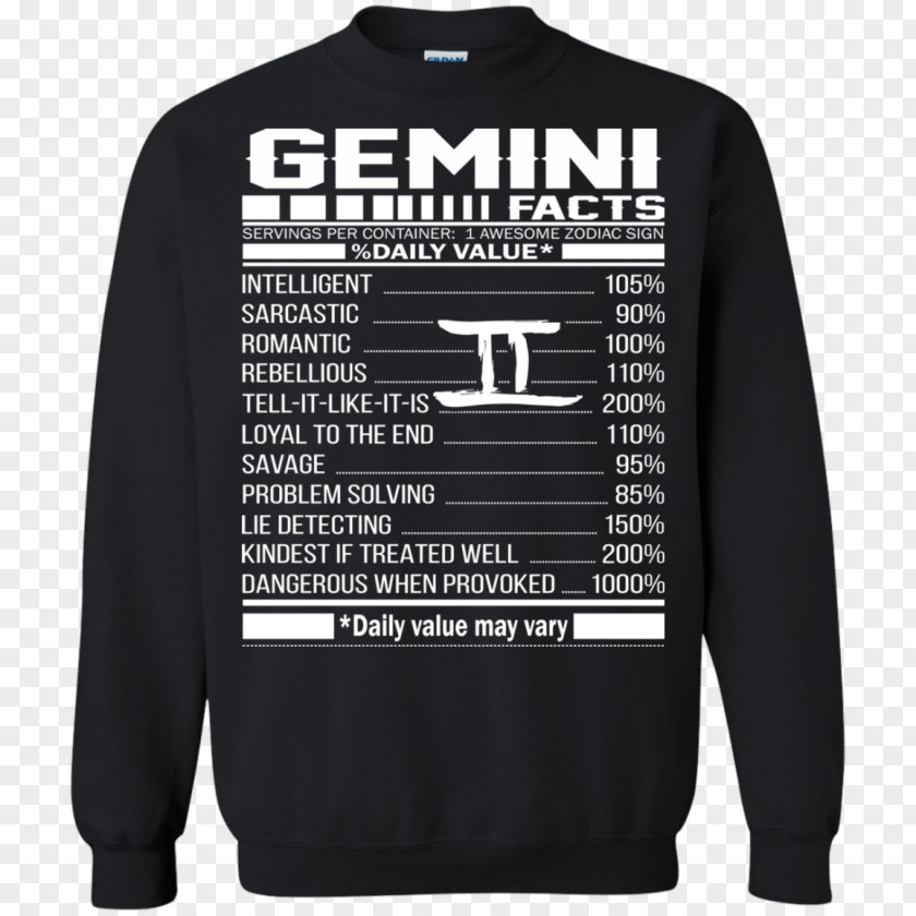 Gemini Zodiac Hoodie T-shirt Sweater Christmas Jumper Clothing PNG