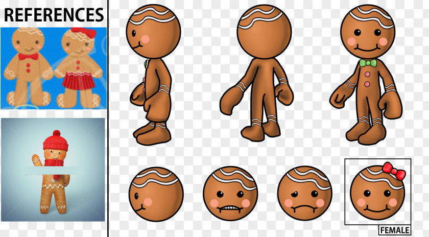 Gingerbread Man Cartoon Human Behavior Clip Art PNG