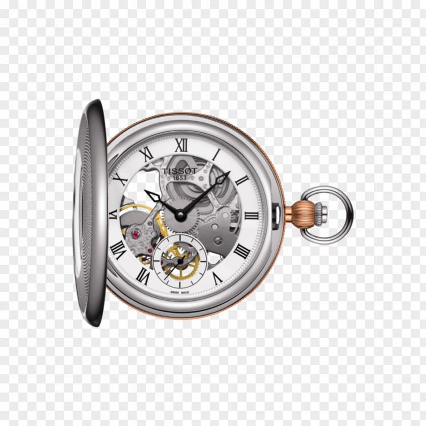 Jewellery Tissot Pocket Watch Skeleton PNG