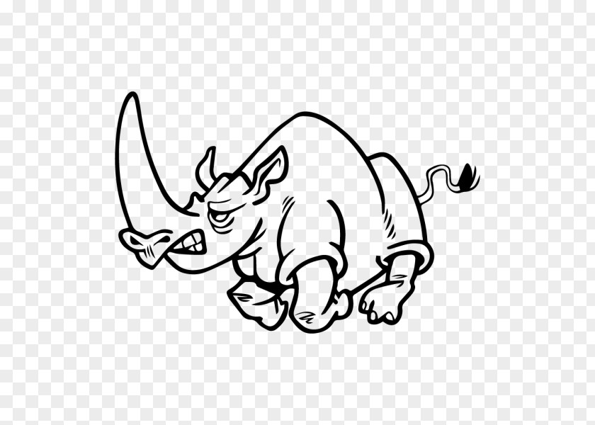 Rhinoceros Drawing Cattle Sticker PNG