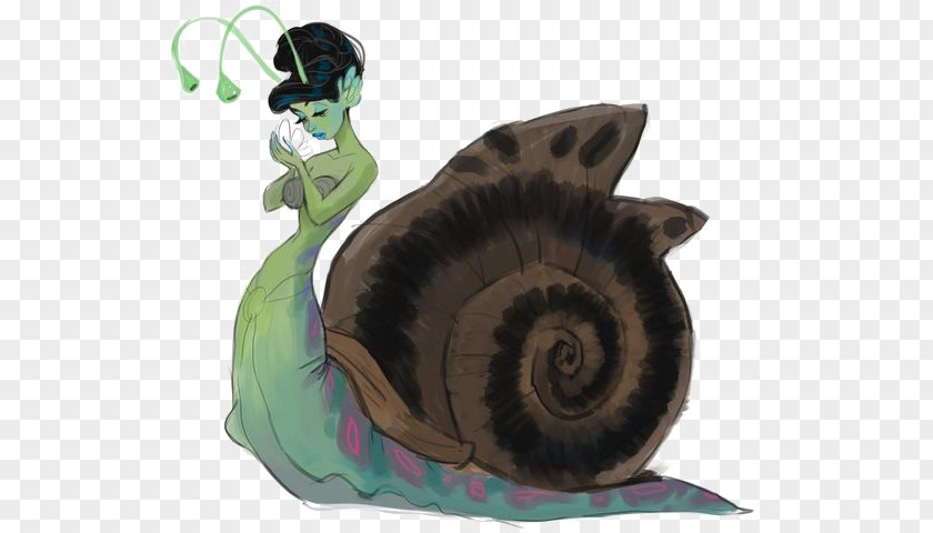 Snails Drawing Character Concept Art Sketch PNG