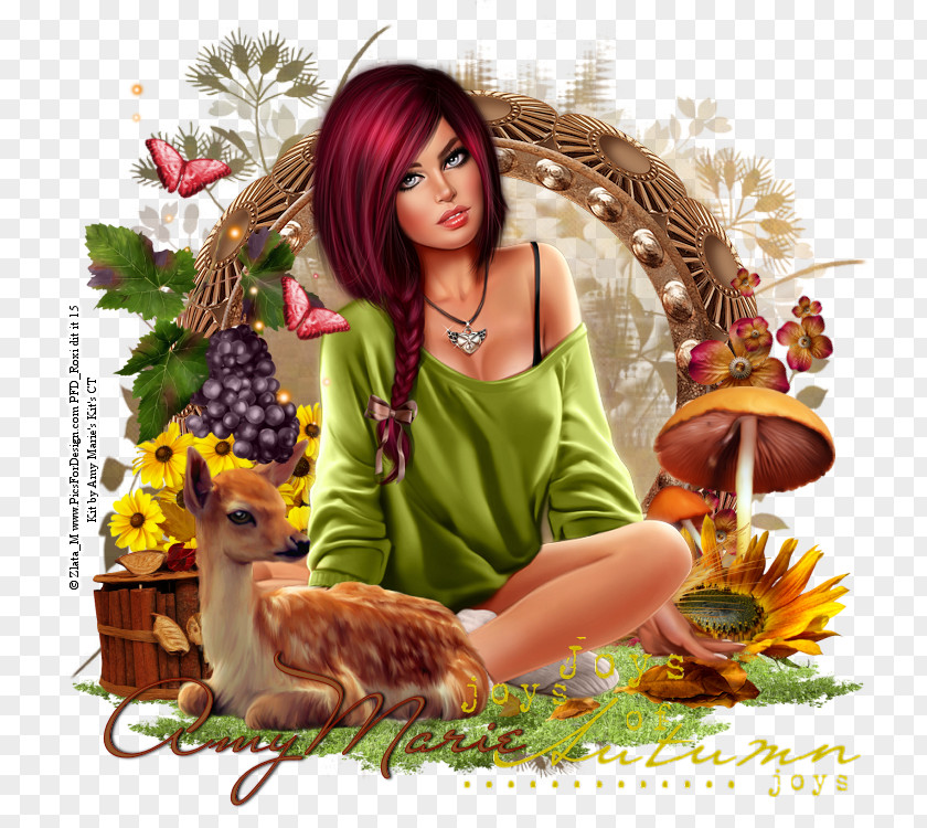 Autumn Beauty Flower Floral Design PNG